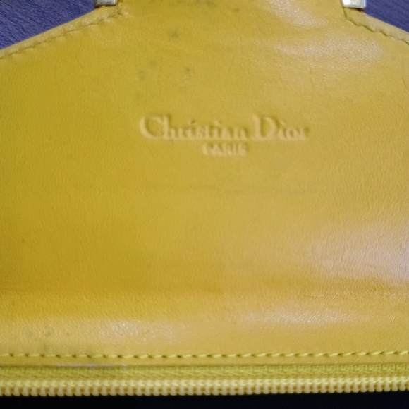 Vintage Dior Vibrant Yellow Clutch - Picture 3 of 15